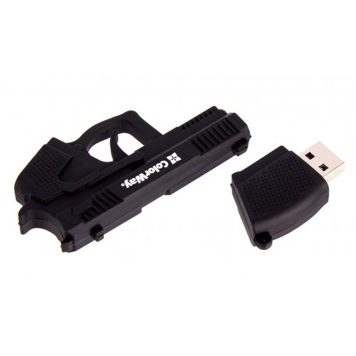 Накопичувач ColorWay Pistol 32GB USB 3.0 (CW-USBPL32) купити в Україні: Київ, Львів, Хмельницький, Тернопіль, Івано-Франківськ | Низька ціна, відгуки, характеристики від TELEMART фото