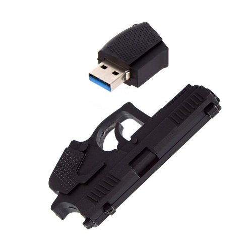 Накопичувач ColorWay Pistol 64GB USB 3.0 (CW-USBPL64) купити в Україні: Київ, Львів, Хмельницький, Тернопіль, Івано-Франківськ | Низька ціна, відгуки, характеристики від TELEMART фото