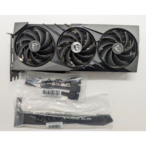 Відеокарта MSI GeForce RTX 4090 GAMING X SLIM 24576MB (RTX 4090 GAMING X SLIM 24G) (Відновлено продавцем, 832620) купити в Україні: Київ, Львів, Хмельницький, Тернопіль, Івано-Франківськ | Перевірка сумісності, низька ціна, відгуки, характеристики від TELEMART фото
