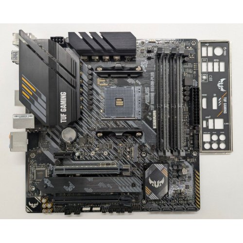 Материнська плата Asus TUF GAMING B550M-PLUS (sAM4, AMD B550) (Відновлено продавцем, 832629) купити в Україні: Київ, Львів, Хмельницький, Тернопіль, Івано-Франківськ | Перевірка сумісності, низька ціна, відгуки, характеристики від TELEMART фото