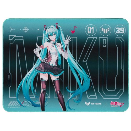 Коврик для мышки Asus TUF Gaming P1 Hatsune Miku Edition (90MP04C0-BPUA00) Blue/Green купить в Украине: Киев, Днепр, Харьков, Одесса  | Низкая цена, отзывы, характеристики от TELEMART фото