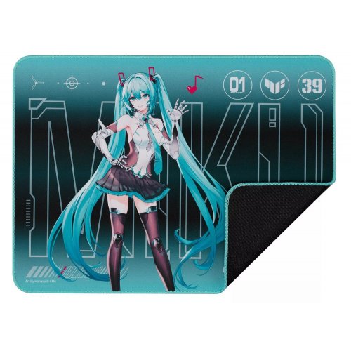 Коврик для мышки Asus TUF Gaming P1 Hatsune Miku Edition (90MP04C0-BPUA00) Blue/Green купить в Украине: Киев, Днепр, Харьков, Одесса  | Низкая цена, отзывы, характеристики от TELEMART фото
