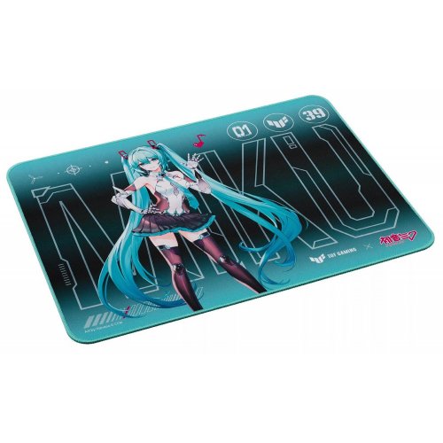 Коврик для мышки Asus TUF Gaming P1 Hatsune Miku Edition (90MP04C0-BPUA00) Blue/Green купить в Украине: Киев, Днепр, Харьков, Одесса  | Низкая цена, отзывы, характеристики от TELEMART фото