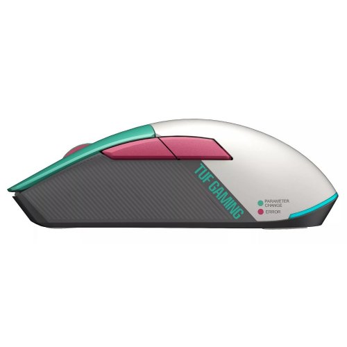 Миша Asus TUF Gaming Mini Wireless Hatsune Miku Edition (90MP0420-BMUA00) White/Green купити в Україні: Київ, Львів, Хмельницький, Тернопіль, Івано-Франківськ | Низька ціна, відгуки, характеристики від TELEMART фото
