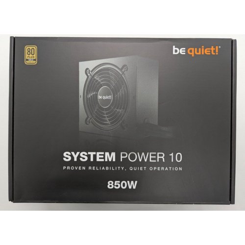 Блок живлення Be Quiet! System Power 10 850W (BN330) (Відновлено продавцем, 832702) купити в Україні: Київ, Львів, Хмельницький, Тернопіль, Івано-Франківськ | Перевірка сумісності, низька ціна, відгуки, характеристики від TELEMART фото