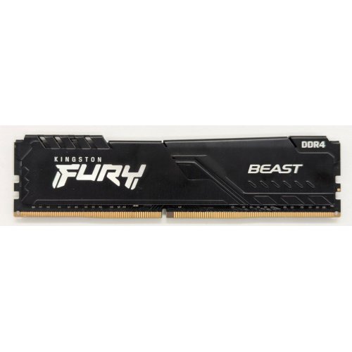 Озп Kingston DDR4 16GB 3200Mhz FURY Beast Black (KF432C16BB/16) (Відновлено продавцем, 832730) купити в Україні: Київ, Львів, Хмельницький, Тернопіль, Івано-Франківськ | Перевірка сумісності, низька ціна, відгуки, характеристики від TELEMART фото