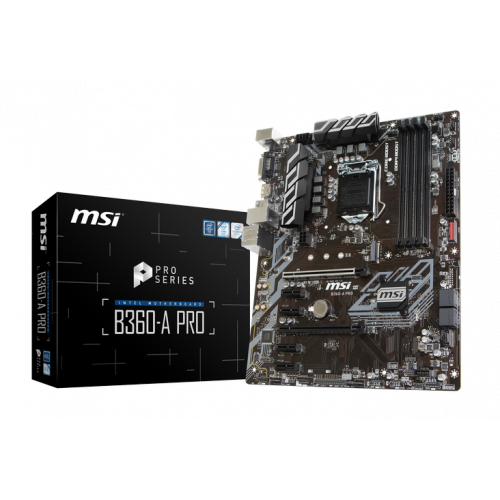 Photo Motherboard MSI B360-A PRO (s1151-v2, Intel B360)