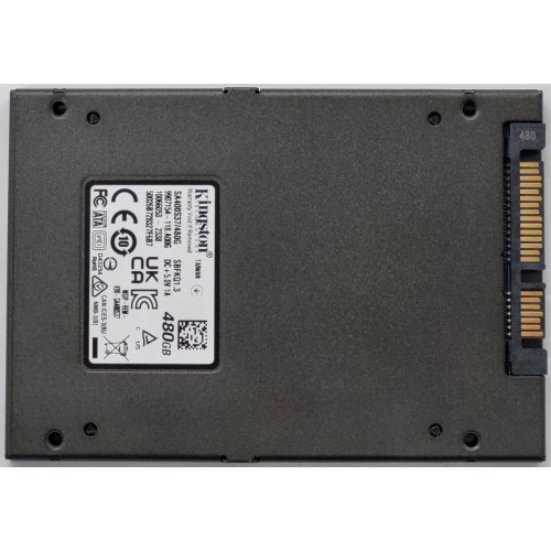 Ssd-диск Kingston SSDNow A400 TLC 480GB 2.5'' (SA400S37/480G) (Відновлено продавцем, 832781) купити в Україні: Київ, Львів, Хмельницький, Тернопіль, Івано-Франківськ | Перевірка сумісності, низька ціна, відгуки, характеристики від TELEMART фото
