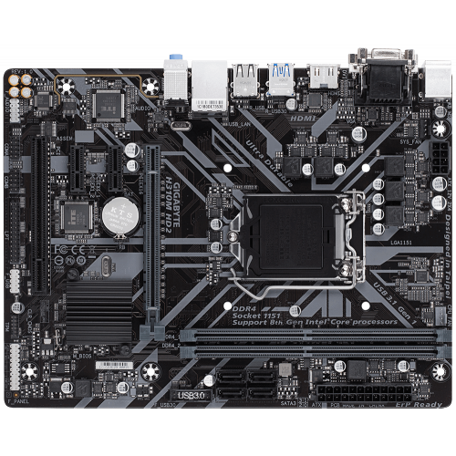 Продати Материнська плата Gigabyte H310M HD2 (s1151-V2, Intel H310) за Trade-In у інтернет-магазині Телемарт - Київ, Дніпро, Україна фото