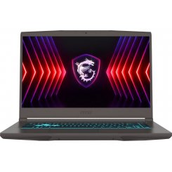 Ноутбук MSI Thin 15 B13VE (B13VE-3294XUA) Cosmos Gray / 15.6″ (1920x1080, IPS) / Intel Core i5-13420H (3.4–4.6 ГГц), 8 ядер / NVIDIA GeForce RTX 4050 / 16 ГБ (DDR4) / 1024 ГБ (SSD) / Без ОС