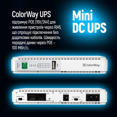 Уцінка дбж для роутерів ColorWay 8800mAh 21W (CW-PB088LI1WT) White (Розкрита упаковка, 833003) купити в Україні: Київ, Львів, Хмельницький, Тернопіль, Івано-Франківськ | Низька ціна, відгуки, характеристики від TELEMART фото