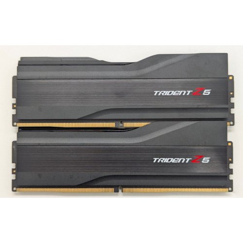 Озп G.Skill DDR5 32GB (2x16GB) 6000 Mhz Trident Z5 (F5-6000J4040F16GX2-TZ5K) (Відновлено продавцем, 833014) купити в Україні: Київ, Львів, Хмельницький, Тернопіль, Івано-Франківськ | Перевірка сумісності, низька ціна, відгуки, характеристики від TELEMART фото