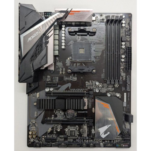 Материнская плата Gigabyte B450 AORUS ELITE (sAM4, AMD B450) (Восстановлено продавцом, 833027) купить в Украине: Киев, Днепр, Харьков, Одесса  | Проверка совместимости, низкая цена, отзывы, характеристики от TELEMART фото