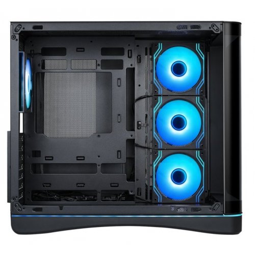 Корпус SAMA V62S без БЖ (V62S-BKADA4X1-GL) Black купити в Україні: Київ, Львів, Хмельницький, Тернопіль, Івано-Франківськ | Перевірка сумісності, низька ціна, відгуки, характеристики від TELEMART фото