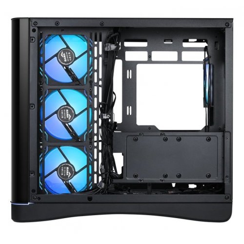 Корпус SAMA V62S без БЖ (V62S-BKADA4X1-GL) Black купити в Україні: Київ, Львів, Хмельницький, Тернопіль, Івано-Франківськ | Перевірка сумісності, низька ціна, відгуки, характеристики від TELEMART фото