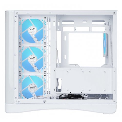 Корпус SAMA V62S без БЖ (V62S-WHADA4X1-GL) White купити в Україні: Київ, Львів, Хмельницький, Тернопіль, Івано-Франківськ | Перевірка сумісності, низька ціна, відгуки, характеристики від TELEMART фото