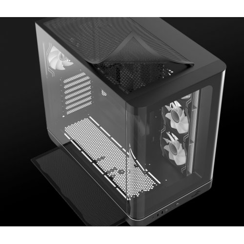 Корпус SAMA V62 без БП (V62-BKADA7X1-GL) Black купить в Украине: Киев, Днепр, Харьков, Одесса  | Проверка совместимости, низкая цена, отзывы, характеристики от TELEMART фото