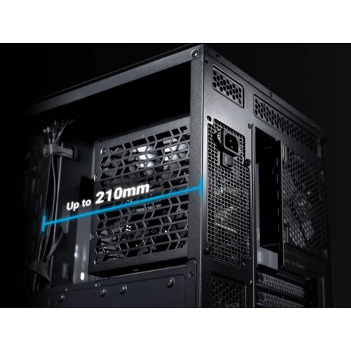 Корпус SAMA V62 без БП (V62-BKADA7X1-GL) Black купить в Украине: Киев, Днепр, Харьков, Одесса  | Проверка совместимости, низкая цена, отзывы, характеристики от TELEMART фото