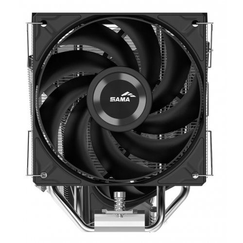 Кулер SAMA A40P (A40-XXWNYXOX-G) Black/Silver купити в Україні: Київ, Львів, Хмельницький, Тернопіль, Івано-Франківськ | Перевірка сумісності, низька ціна, відгуки, характеристики від TELEMART фото