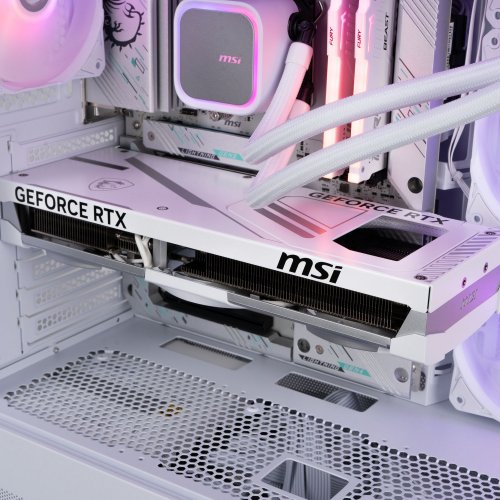 Компьютер Dragon Lucky Project_Zero Powered_by MSI (PZ-RTX 5070TI + R7 7800X3D) White купить в Украине: Киев, Днепр, Харьков, Одесса  | Низкая цена, отзывы, характеристики от TELEMART фото