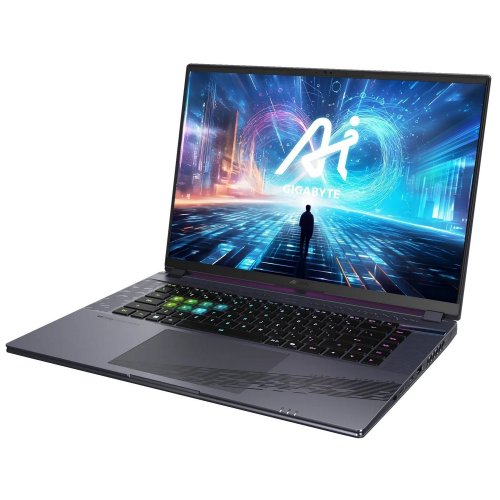 Уцінка ноутбук Gigabyte AORUS 16X 9SG 2024 (AORUS 16X 9SG-43KZC54SD) Midnight Gray (Розкрита упаковка, 833114) купити в Україні: Київ, Львів, Хмельницький, Тернопіль, Івано-Франківськ | Низька ціна, відгуки, характеристики від TELEMART фото
