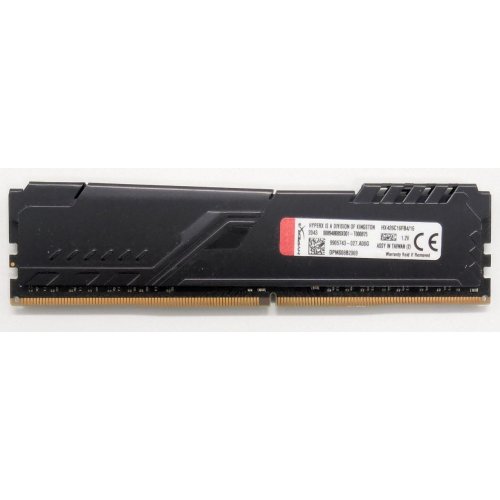 Озу HyperX DDR4 16GB 2666Mhz Fury Black (HX426C16FB4/16) (Восстановлено продавцом, 833125) купить в Украине: Киев, Днепр, Харьков, Одесса  | Проверка совместимости, низкая цена, отзывы, характеристики от TELEMART фото