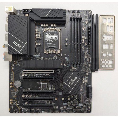 Материнская плата MSI PRO B760-P WIFI DDR4 (s1700, Intel B760) (Восстановлено продавцом, 833197) купить в Украине: Киев, Днепр, Харьков, Одесса  | Проверка совместимости, низкая цена, отзывы, характеристики от TELEMART фото