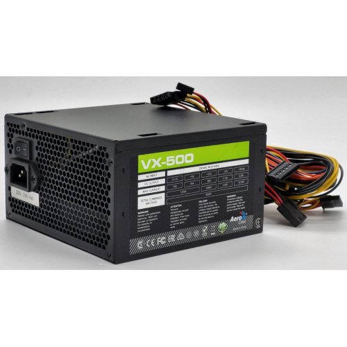 Блок живлення Aerocool Value Series 500W (VX-500) (Відновлено продавцем, 833199) купити в Україні: Київ, Львів, Хмельницький, Тернопіль, Івано-Франківськ | Перевірка сумісності, низька ціна, відгуки, характеристики від TELEMART фото