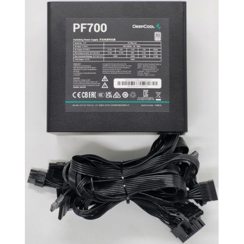 Блок питания Deepcool PF700 700W (R-PF700D-HA0B-EU) (Восстановлено продавцом, 833203) купить в Украине: Киев, Днепр, Харьков, Одесса  | Проверка совместимости, низкая цена, отзывы, характеристики от TELEMART фото