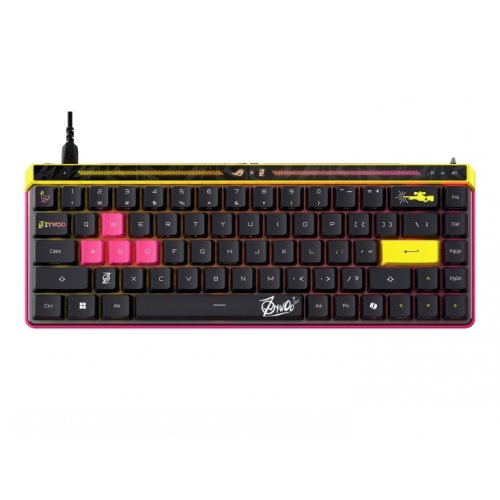 Клавіатура Asus ROG Falchion Ace ROG HFX Magnetic Switch ZywOo Edition (90MP04KE-BKUA20) Black купити в Україні: Київ, Львів, Хмельницький, Тернопіль, Івано-Франківськ | Низька ціна, відгуки, характеристики від TELEMART фото