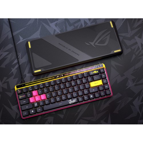 Клавіатура Asus ROG Falchion Ace ROG HFX Magnetic Switch ZywOo Edition (90MP04KE-BKUA20) Black купити в Україні: Київ, Львів, Хмельницький, Тернопіль, Івано-Франківськ | Низька ціна, відгуки, характеристики від TELEMART фото