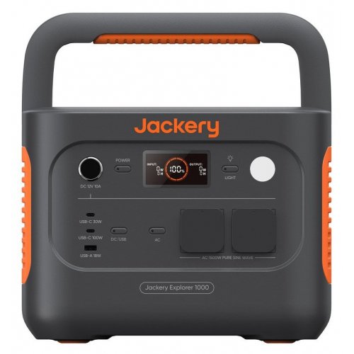 Зарядная станция Jackery Explorer 1000 V2 1500W 1070Wh купить в Украине: Киев, Днепр, Харьков, Одесса  | Низкая цена, отзывы, характеристики от TELEMART фото
