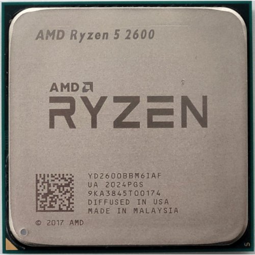 Процессор AMD Ryzen 5 2600 3.4(3.9)GHz 16MB sAM4 Tray (YD2600BBM6IAF) (Восстановлено продавцом, 833545) купить в Украине: Киев, Днепр, Харьков, Одесса  | Проверка совместимости, низкая цена, отзывы, характеристики от TELEMART фото