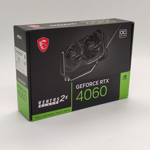 Відеокарта MSI GeForce RTX 4060 VENTUS 2X BLACK OC 8192MB (RTX 4060 VENTUS 2X BLACK 8G OC) (Відновлено продавцем, 833623) купити в Україні: Київ, Львів, Хмельницький, Тернопіль, Івано-Франківськ | Перевірка сумісності, низька ціна, відгуки, характеристики від TELEMART фото