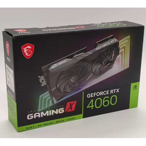 Відеокарта MSI GeForce RTX 4060 GAMING X 8192MB (RTX 4060 GAMING X 8G) (Відновлено продавцем, 833652) купити в Україні: Київ, Львів, Хмельницький, Тернопіль, Івано-Франківськ | Перевірка сумісності, низька ціна, відгуки, характеристики від TELEMART фото
