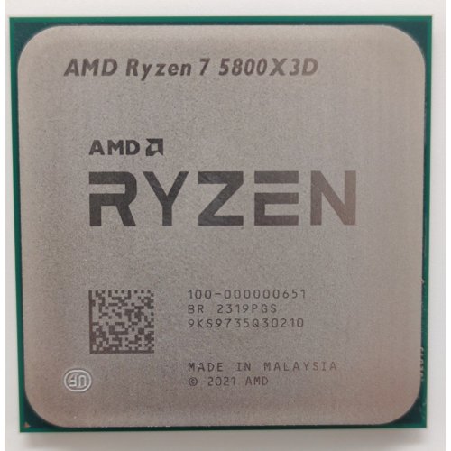 Процессор AMD Ryzen 7 5800X3D 3.4(4.5)GHz 96MB sAM4 Box (100-100000651WOF) (Восстановлено продавцом, 833653) купить в Украине: Киев, Днепр, Харьков, Одесса  | Проверка совместимости, низкая цена, отзывы, характеристики от TELEMART фото