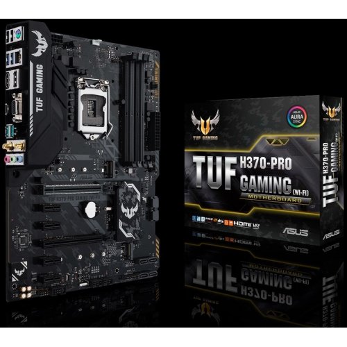 Продати Материнська плата Asus TUF H370-PRO GAMING (WI-FI) (s1151-v2, Intel H370) за Trade-In у інтернет-магазині Телемарт - Київ, Дніпро, Україна фото