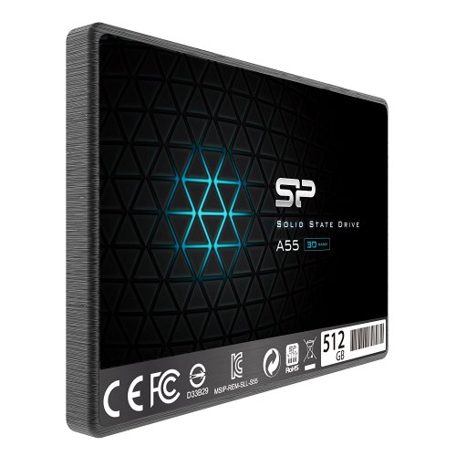 Продати SSD-диск Silicon Power Ace A55 TLC 512GB 2.5" (SP512GBSS3A55S25) за Trade-In у інтернет-магазині Телемарт - Київ, Дніпро, Україна фото