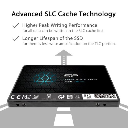 Продати SSD-диск Silicon Power Ace A55 TLC 512GB 2.5" (SP512GBSS3A55S25) за Trade-In у інтернет-магазині Телемарт - Київ, Дніпро, Україна фото