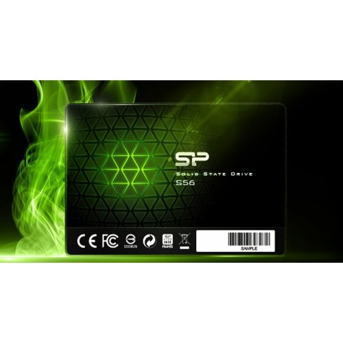 Продати SSD-диск Silicon Power Slim S56 TLC 480GB 2.5" (SP480GBSS3S56A25) за Trade-In у інтернет-магазині Телемарт - Київ, Дніпро, Україна фото