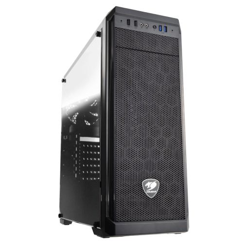 Корпус Cougar MX330-G Tempered Glass без БП Black (Відновлено продавцем, 833958) купити в Україні: Київ, Львів, Хмельницький, Тернопіль, Івано-Франківськ | Перевірка сумісності, низька ціна, відгуки, характеристики від TELEMART фото