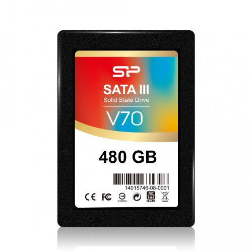 Продать SSD-диск Silicon Power Velox V70 MLC 480GB 2.5" (SP480GBSS3V70S25) по Trade-In интернет-магазине Телемарт - Киев, Днепр, Украина фото