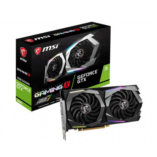 Відеокарта MSI GeForce GTX 1660 Gaming X 6144MB (GTX 1660 GAMING X 6G) (Відновлено продавцем, 834043) купити в Україні: Київ, Львів, Хмельницький, Тернопіль, Івано-Франківськ | Перевірка сумісності, низька ціна, відгуки, характеристики від TELEMART фото