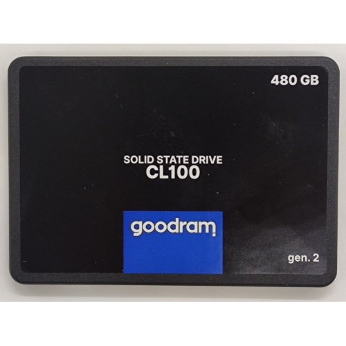 Ssd-диск GoodRAM CL100 Gen.2 3D NAND TLC 480GB 2.5" (SSDPR-CL100-480-G2) (Восстановлено продавцом, 834045) купить в Украине: Киев, Днепр, Харьков, Одесса  | Проверка совместимости, низкая цена, отзывы, характеристики от TELEMART фото