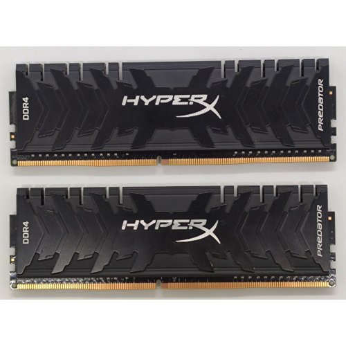 Озп HyperX DDR4 16GB (2x8GB) 3200Mhz Predator (HX432C16PB3K2/16) (Відновлено продавцем, 834059) купити в Україні: Київ, Львів, Хмельницький, Тернопіль, Івано-Франківськ | Перевірка сумісності, низька ціна, відгуки, характеристики від TELEMART фото
