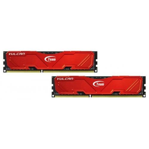 Озп Team DDR4 16GB (2x8GB) 2400Mhz Vulcan (TLRED416G2400HC14DC01) (Відновлено продавцем, 834067) купити в Україні: Київ, Львів, Хмельницький, Тернопіль, Івано-Франківськ | Перевірка сумісності, низька ціна, відгуки, характеристики від TELEMART фото