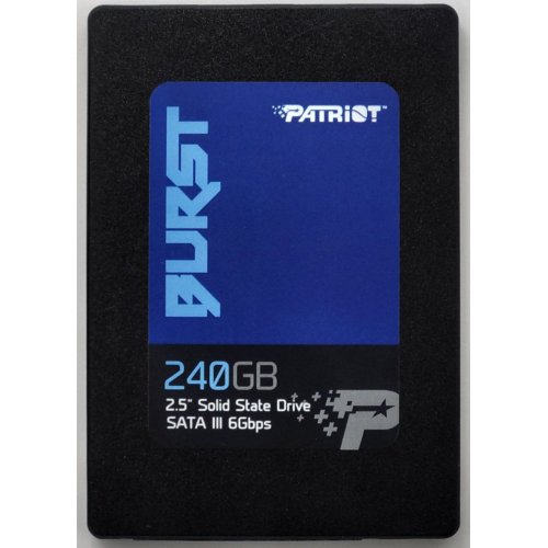 Ssd-диск Patriot Burst 240GB TLC 2.5'' (PBU240GS25SSDR) (Восстановлено продавцом, 834070) купить в Украине: Киев, Днепр, Харьков, Одесса  | Проверка совместимости, низкая цена, отзывы, характеристики от TELEMART фото