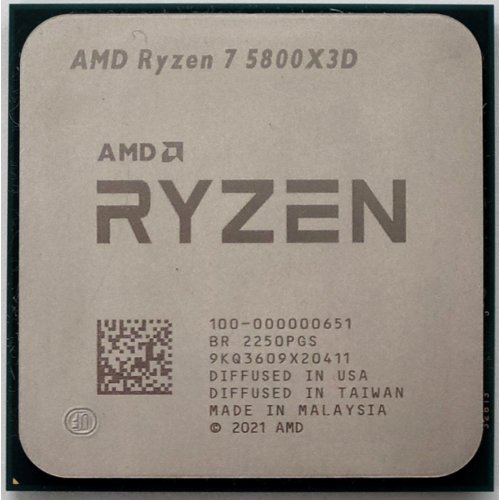 Процессор AMD Ryzen 7 5800X3D 3.4(4.5)GHz 96MB sAM4 Box (100-100000651WOF) (Восстановлено продавцом, 834076) купить в Украине: Киев, Днепр, Харьков, Одесса  | Проверка совместимости, низкая цена, отзывы, характеристики от TELEMART фото