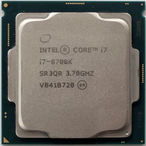 Процессор Intel Core i7-8700K 3.7(4.7)GHz 12MB s1151 Tray (CM8068403358220) (Восстановлено продавцом, 834085) купить в Украине: Киев, Днепр, Харьков, Одесса  | Проверка совместимости, низкая цена, отзывы, характеристики от TELEMART фото