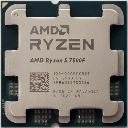Процессор AMD Ryzen 5 7500F 3.7(5.0)GHz 32MB sAM5 Tray (100-000000597) (Восстановлено продавцом, 834087) купить в Украине: Киев, Днепр, Харьков, Одесса  | Проверка совместимости, низкая цена, отзывы, характеристики от TELEMART фото